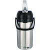 Lever Action Airpot, 101 Oz, Stainless Steel/Black