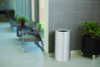 Atrium Aluminum Container With Liner, 35 Gal, Aluminum, Satin Aluminum