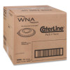 Caterline Pack n' Serve Plastic Lids, Dome Lid, 12" Diameter x 1.5" h, Clear, 25/Carton