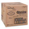 Caterline Pack n' Serve Plastic Lids, Dome Lid, 10" Diameter x 1.38" h, Clear, 25/Carton