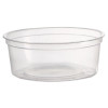 Deli Containers, 8 Oz, Clear, Plastic, 50/Pack, 10 Pack/Carton