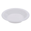 Hi-Impact Plastic Dinnerware, Bowl, 10 Oz To 12 Oz, White, 1,000/Carton