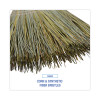 Corn/Fiber Brooms, Corn/Synthetic Fiber Bristles, 60" Overall Length, Gray/Natural, 6/Carton