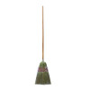 Corn/Fiber Brooms, Corn/Yucca Bristles, 53.5" Overall Length, Natural, 6/Carton