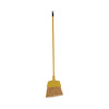Corn Fiber Angled-Head Lobby Brooms, 55" Length, Yellow, 12/Carton