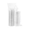 Presentabowls Bowl/Lid Combo-Paks, Dome Lid, 16 Oz, Clear, Plastic, 63/Pack, 4 Packs/Carton