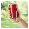 Easy Grip Disposable Plastic Party Cups, 9 Oz, Red, 50/Pack, 12 Packs/Carton