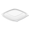 Presentabowls Pro Clear Square Lids For 24 Oz To 32 Oz Bowls, 8.5 x 8.5 x 0.5, Clear, Plastic, 63/Bag, 4 Bags/Carton
