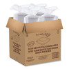 Presentabowls Pro Clear Square Lids For 24 Oz To 32 Oz Bowls, 8.5 x 8.5 x 0.5, Clear, Plastic, 63/Bag, 4 Bags/Carton