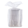 Presentabowls Pro Clear Square Lids For 24 Oz To 32 Oz Bowls, 8.5 x 8.5 x 0.5, Clear, Plastic, 63/Bag, 4 Bags/Carton