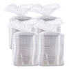 Presentabowls Pro Clear Square Lids For 24 Oz To 32 Oz Bowls, 8.5 x 8.5 x 0.5, Clear, Plastic, 63/Bag, 4 Bags/Carton