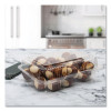 Staylock Clear Hinged Lid Containers, 6 x 7 x 2.1, Clear, Plastic, 125/Packs, 2 Packs/Carton