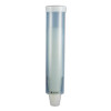 Adjustable Water Cup Dispenser With Removable Cap, For 4 Oz To 10 Oz Cups, Frosted Blue