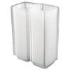 Clearseal Hinged-Lid Plastic Containers, 8.3 x 8.3 x 3, Clear, Plastic, 250/Carton