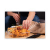 Clearseal Hinged-Lid Plastic Containers, 9.3 x 8.8 x 3, Clear, Plastic, 100/Bag, 2 Bags/Carton