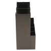 Coffee Condiment Caddy Organizer, 10 Compartments, 5.4 x 11 x 12.6, Black