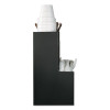 Coffee Condiment Caddy Organizer, 10 Compartments, 5.4 x 11 x 12.6, Black
