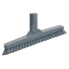 Smartcolor Swivel Corner Brush, Black Polypropylene Bristles, 8.83" Brush, Gray Plastic Handle