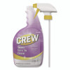 Crew Shower, Tub And Tile Cleaner, Fresh Clean Scent, Liquid, 32 Oz Bottle, 4/Carton