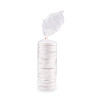 Paper Lids For Food Containers, For 32 Oz Containers, Vented, 4.6" Diameter x 0.7" h, White, 25/Bag, 20 Bags/Carton