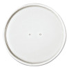 Paper Lids For Food Containers, For 32 Oz Containers, Vented, 4.6" Diameter x 0.7" h, White, 25/Bag, 20 Bags/Carton