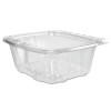 Clearpac Safeseal Rpet Tamper-Resistant Container, Proplanet Seal, Flat Lid, 32 Oz, Clear, 100/Bag, 2 Bags/Carton