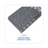 Commode Mat 2.0 Disposable Toilet Floor Mat, U-Shaped, Gray/White Non-Slip Surface, 22" x 22", 6/Carton