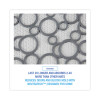 Commode Mat 2.0 Disposable Toilet Floor Mat, U-Shaped, Gray/White Non-Slip Surface, 22" x 22", 6/Carton