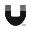 Commode Mat 2.0 Disposable Toilet Floor Mat, U-Shaped, Gray/White Non-Slip Surface, 22" x 22", 6/Carton
