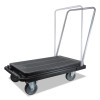Heavy-Duty Platform Cart, 300 Lb Capacity, 21 x 32.5 x 37.5, Black