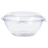 Safeseal Tamper-Resistant, Tamper-Evident Bowls With Dome Lid, 24 Oz, 7" Diameter x 3.1" h, Clear, Plastic, 150/Carton