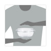 Safeseal Tamper-Resistant, Tamper-Evident Bowls With Dome Lid, 48 Oz, 8.9" Diameter x 3.4" h, Clear, Plastic, 100/Carton