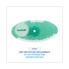 Curve Solid Air Freshener, Cucumber Melon, Green, 10/Box