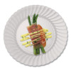 Classicware Plates, Plastic, 6" Dia, Clear, 18/Bag, 10 Bags/Carton