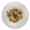 Classicware Plates, Plastic, 9" Dia, Clear, 10/Bag, 18 Bags/Carton