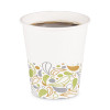 Deerfield Printed Paper Hot Cups, 10 Oz, 50/Sleeve, 20 Sleeves/Carton