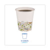 Deerfield Printed Paper Hot Cups, 10 Oz, 50/Sleeve, 20 Sleeves/Carton
