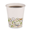 Deerfield Printed Paper Hot Cups, 10 Oz, 50/Sleeve, 20 Sleeves/Carton