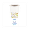 Deerfield Printed Paper Hot Cups, 12 Oz, 50/Sleeve, 20 Sleeves/Carton