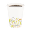 Deerfield Printed Paper Hot Cups, 12 Oz, 50/Sleeve, 20 Sleeves/Carton