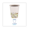 Deerfield Printed Paper Hot Cups, 12 Oz, 50/Sleeve, 20 Sleeves/Carton