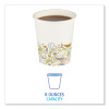 Deerfield Printed Paper Hot Cups, 8 Oz, 50/Sleeve, 20 Sleeves/Carton