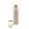 Deerfield Printed Paper Hot Cups, 8 Oz, 50/Sleeve, 20 Sleeves/Carton