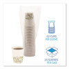 Deerfield Printed Paper Hot Cups, 8 Oz, 50/Sleeve, 20 Sleeves/Carton