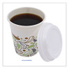 Deerfield Hot Cup Lids, Fits 10 Oz To 20 Oz Boardwalk Deerfield Hot Cups, Plastic, White, 50/Pack, 20 Packs/Carton