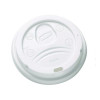 Sip-Through Dome Hot Drink Lids, Fits 10 Oz Dixie Hot Cups, Plastic, White, 100/Pack, 10 Packs/Carton