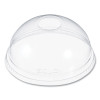 Ultra Clear Dome Cold Cup Lids, Fits 16 Oz To 24 Oz Cold Cups, Plastic, Clear, 100/Pack