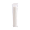 Lift Back And Lock Tab Cup Lids For Foam Cups, Fits 10 Oz Solo Trophy Hot/Cold Drink Cups, Plastic, White, 2,000/Carton