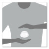 Plastic Dome Lid, No-Hole, Fits 9 Oz To 22 Oz Hot Cups, Clear, 100/Sleeve, 10 Sleeves/Carton