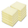 Dust Cloths, 18 x 24, Yellow, 50/Bag, 10 Bags/Carton